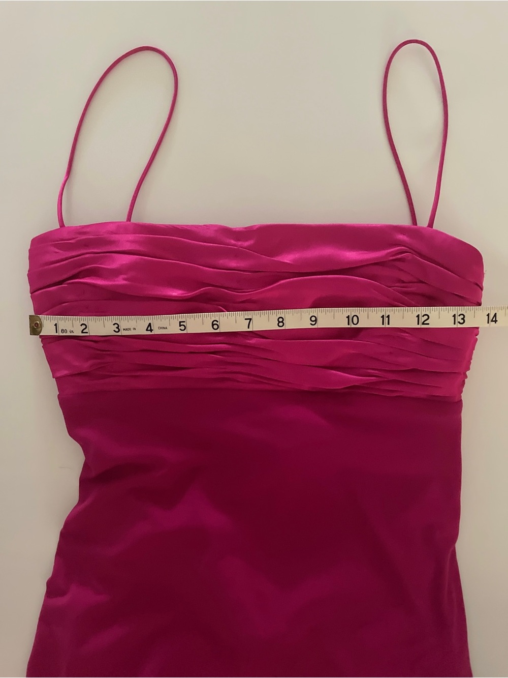 Vintage Mary L Couture Magenta Cutout Back Dress | Size 6 | Made in USA - Picture 8 of 12